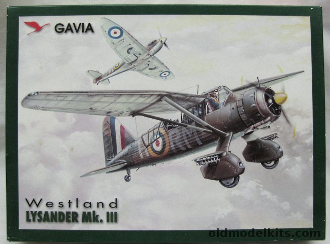 Gavia 1/48 Westland Lysander Mk. III - RAF / Finnish Air Force plastic model kit